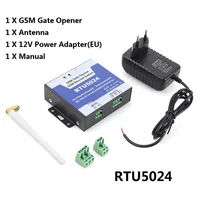 G202/RTU5024 GSM interruptor de relé de apertura de puerta Control remoto acceso de puerta abridor de puerta inalámbrico por llamada gratuita 850/900/1800/1900MHz abierto