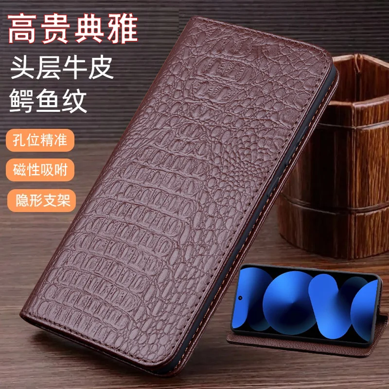 Wobiloo Luxury Genuine Leather Magnet Clasp Phone Cases For Huawei Nova 16 15 14 13 Pro Ultra Cover Kickstand Holster Case