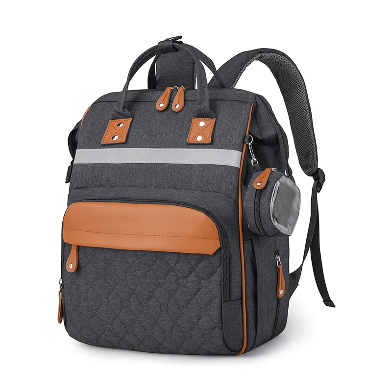 

Large Capacity Mommy Backpack with Multiple Compartments, Stylish and Portable Baby Newborn Diaper Bag for Easy Going Out