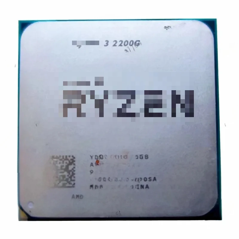 For Ryzen 3 2200G R3 2200G 3.5 GHz Quad-Core Quad-Thread CPU Processor YD2200C5M4MFB Socket AM4