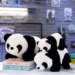 Boneca de pelúcia panda gigante fofa, travesseiro para dormir, decoração de sala e quarto, presente de aniversário infantil, 20-30cm