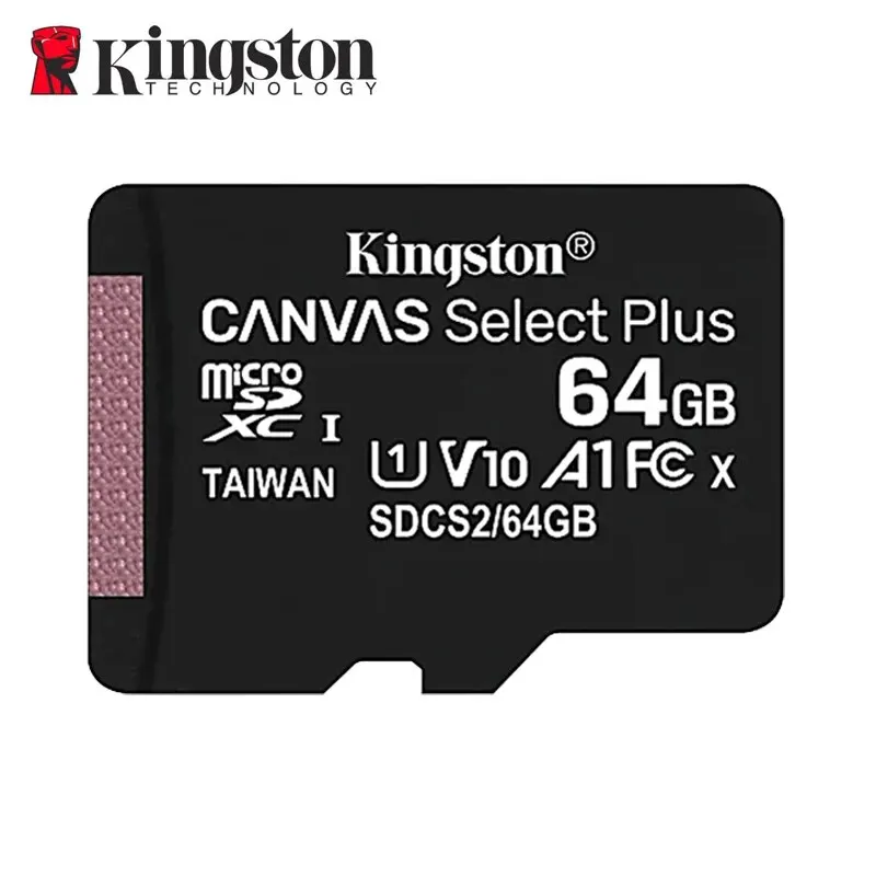 Kingston Memory SD Card 32GB U1 A1 V10 TF Card 64GB SDCS2 MicroSD Card 100MB/S Read Speed Class 10 Flash Card For Camera Video