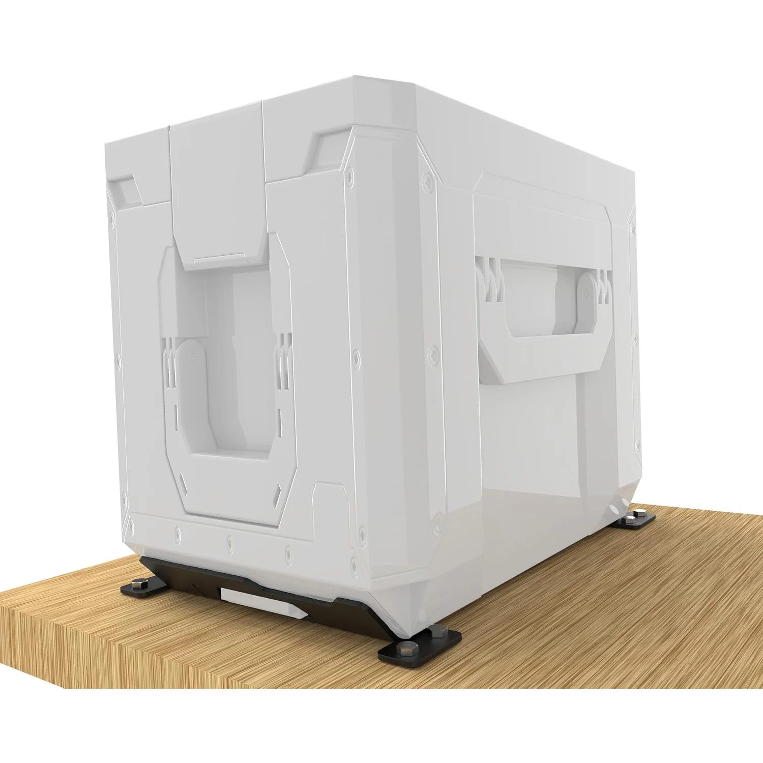 2個の小型金属製取り付けブラケット、タフビルトスタックテックツールボックスに対応