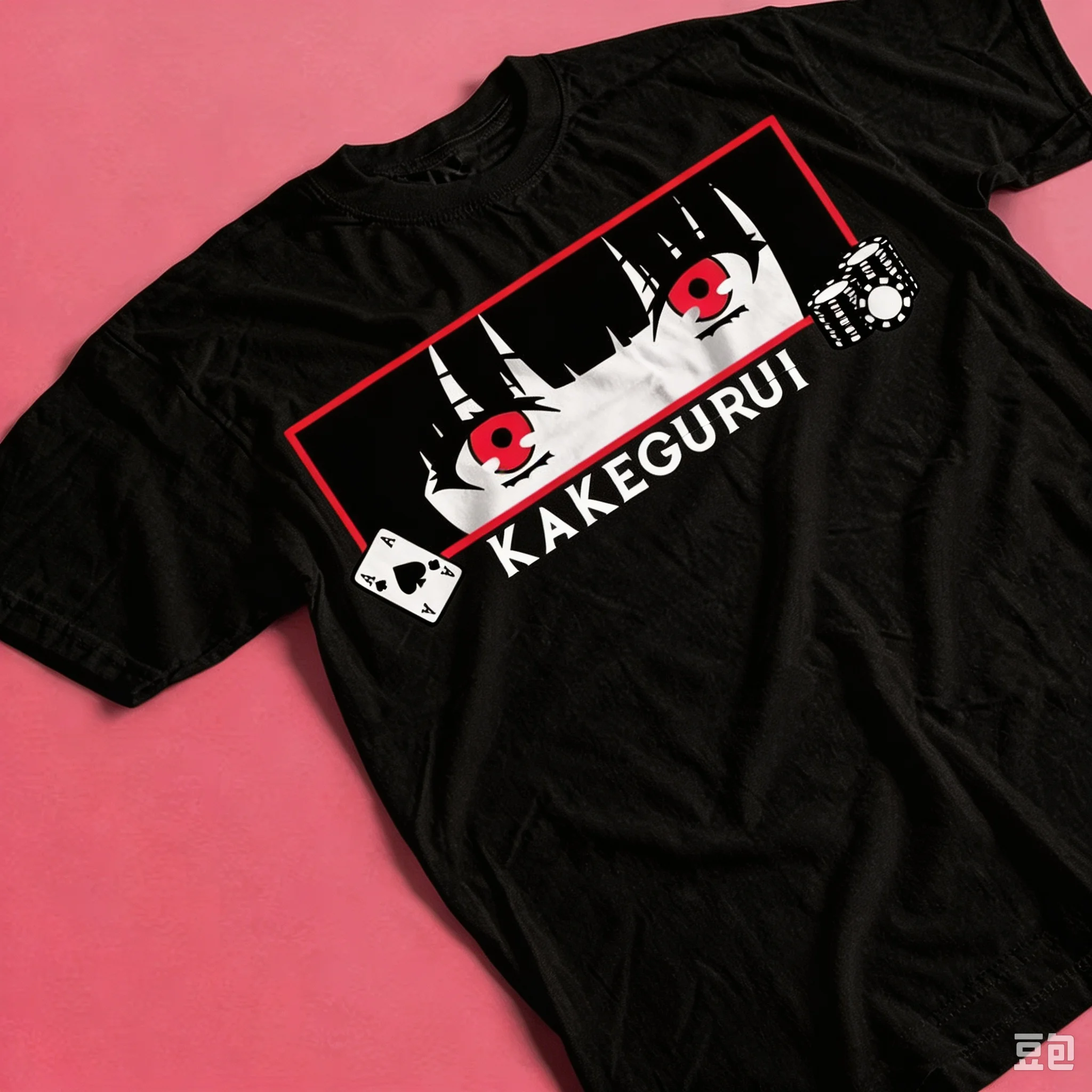Retro Kakegurui Yumeko Red Eyes T‑Shirt Vintage Anime Manga Art Print Unisex Cotton Short Sleeve Casual Streetwear Graphic Tee