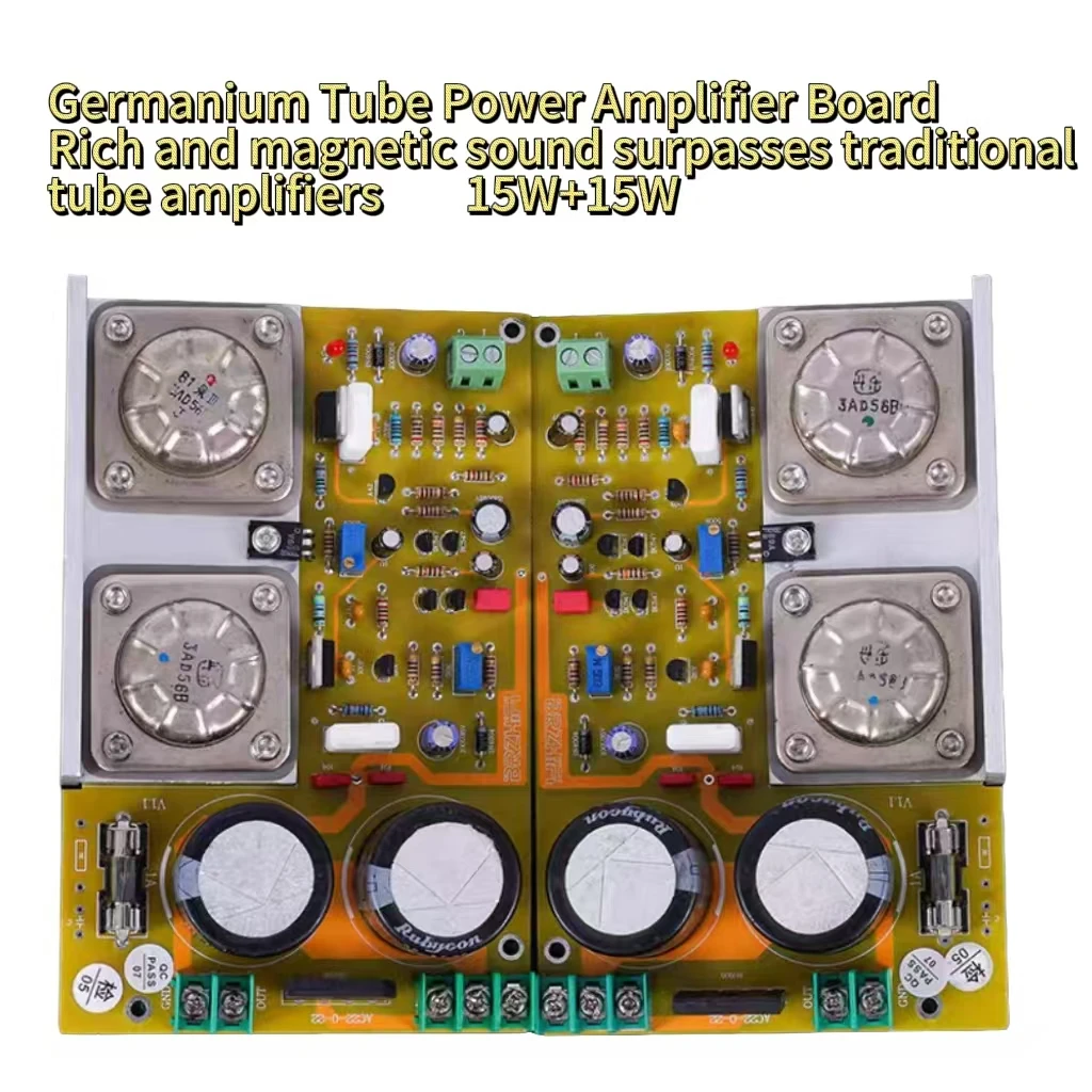 

Рисунок вдохновения из британского усилителя мощности с германиевой лампой LEAK, готовая плата усилителя мощности 15 Вт, модель 3AD18A