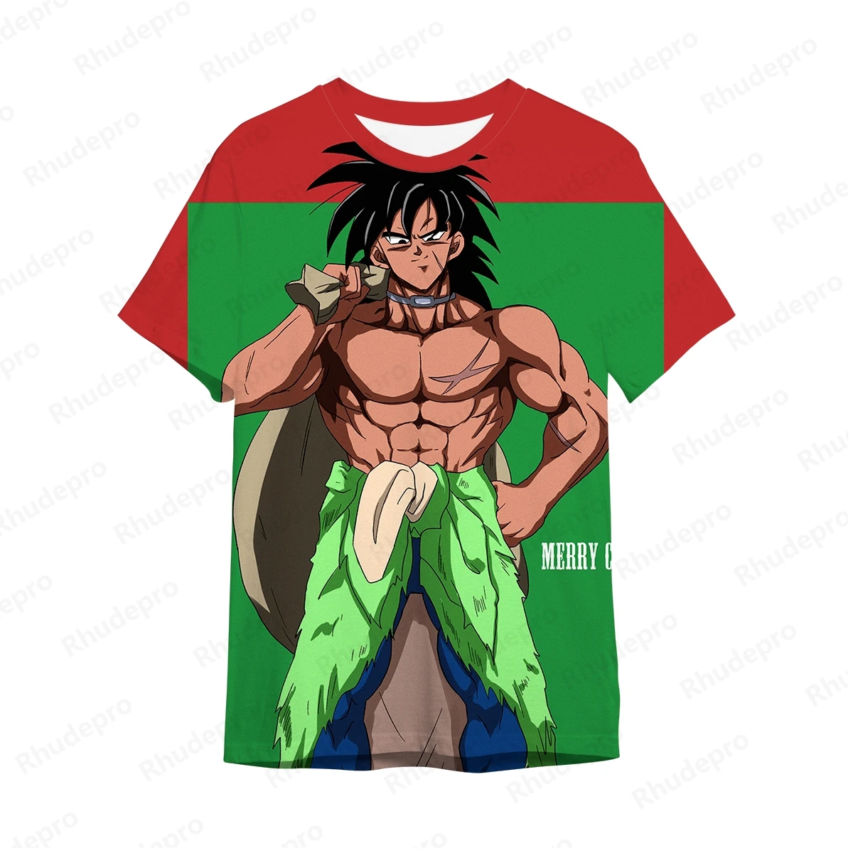 2024 Summer Men New Dragon ball Goku Brolli Vegeta All Over Print Cosplay Children T-Shirts Unisex Top Oversized