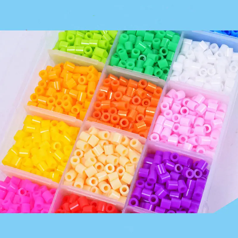 2024 Gorąco sprzedające się koraliki DIY Hama Beads 5 mm Fuse Beads Stwórz własne koraliki Perler Pixel Puzzle dla dzieci Zabawki dla dzieci Prezenty