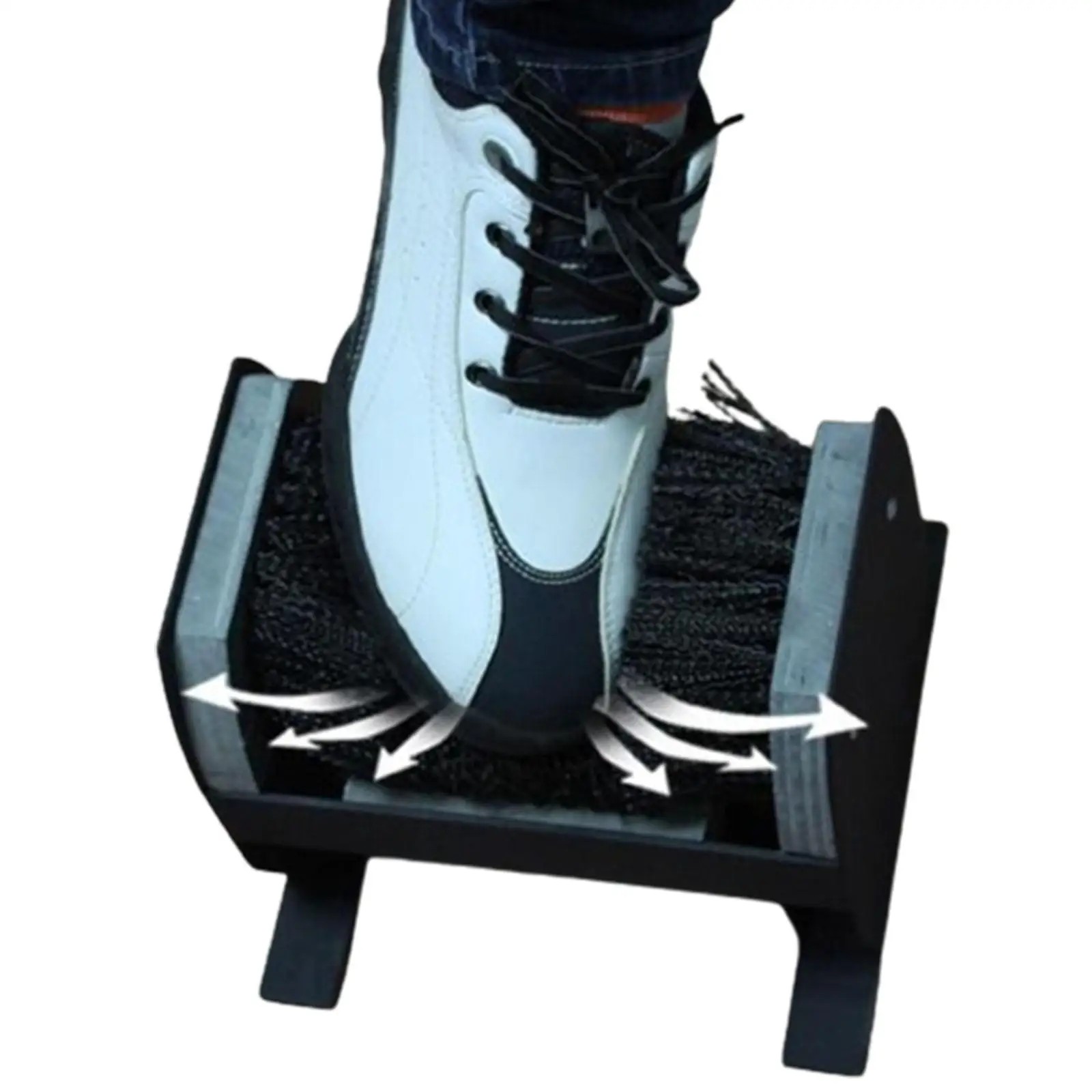 

Golf Shoe Brush Cleaner Nylon Brush Multifunctional Lightweight Removal Boot Cleaner for Patio Indoor Courtyard Outdoor Sneakers