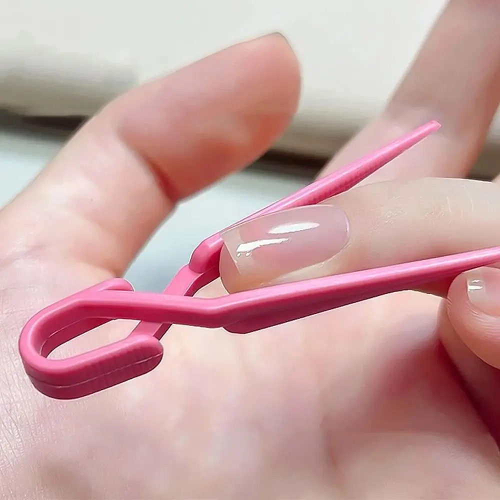20Pcs Spill Proof Nail Polish Protector Clips Positioning Cross Reusable Anti-Overflow Nail Clips Elastic Portable