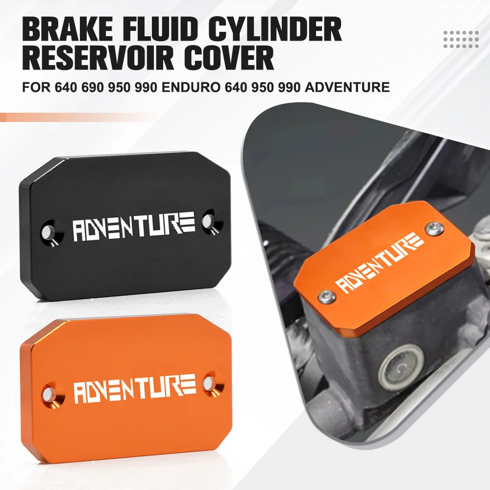 

For KTM 640 690 950 990 ENDURO 640 950 990 ADVENTURE Motorcycles CNC Aluminum Front Brake Reservoir Fluid Tank Cover Oil Cup Cap