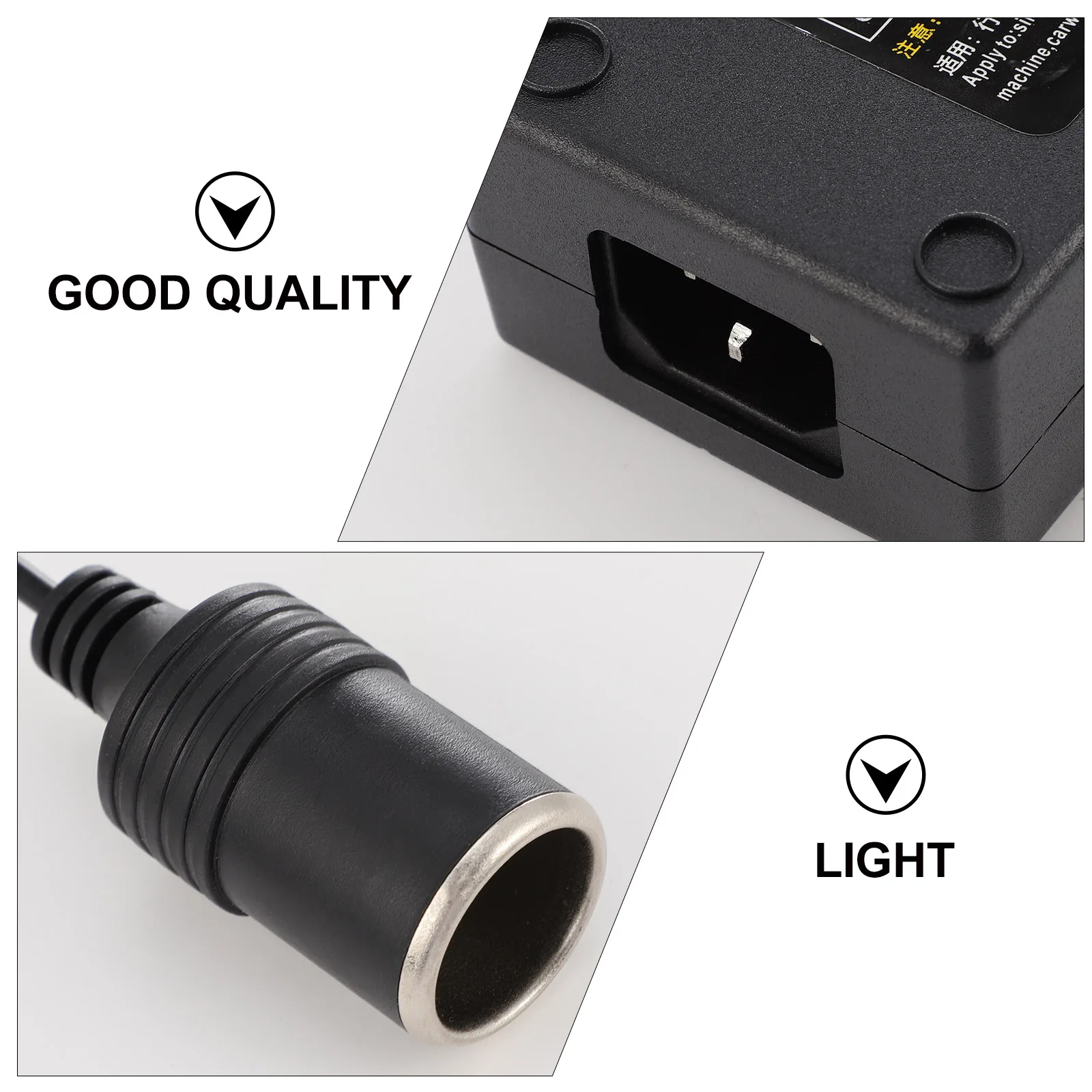 

1pc Power Converter 220V to 12V Car Vehicle Adapter Onboard Electric Equipment Compact Portable Copper Structure for Car