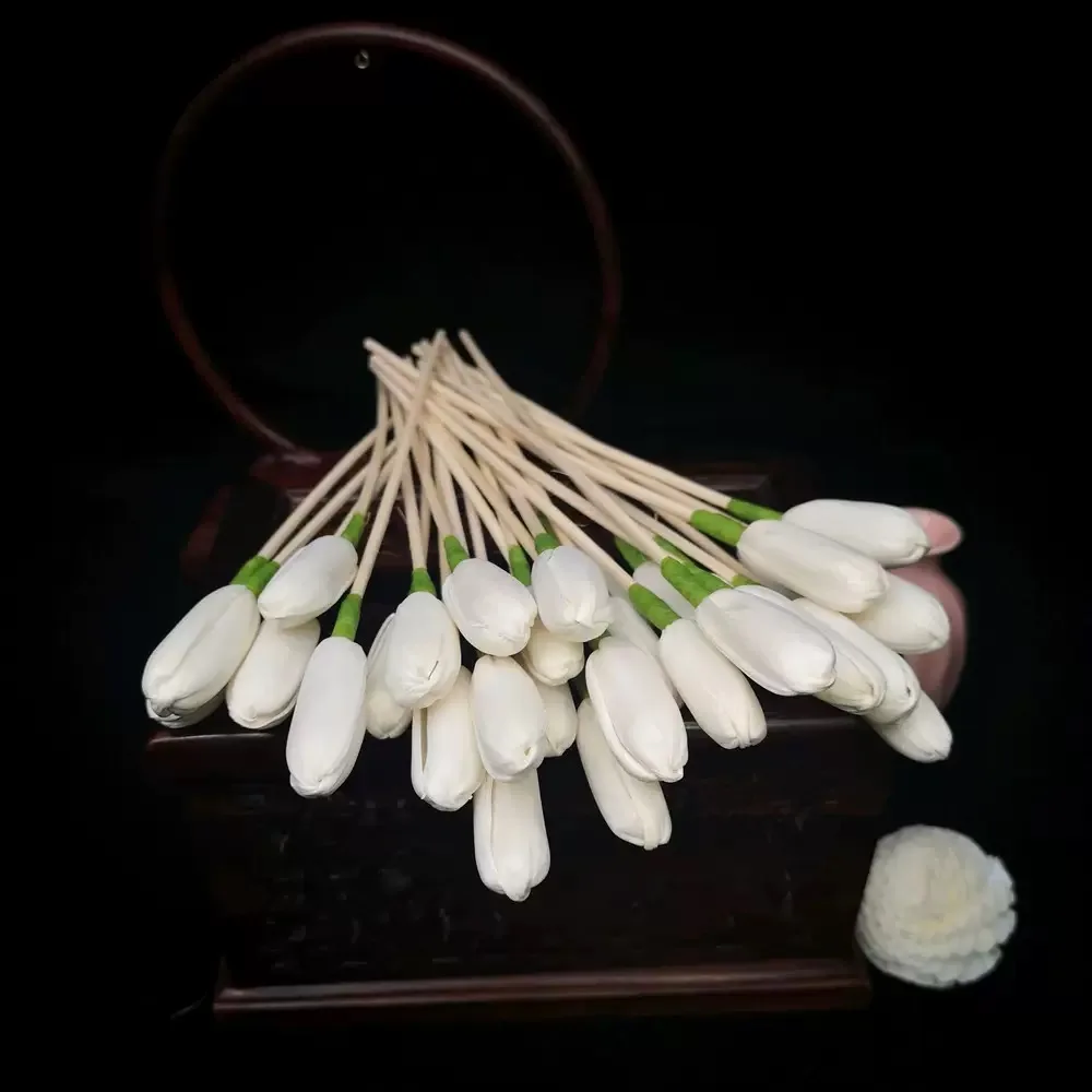 

50PCS Aromatherapy Sola Flower,Plant Hand-dried Flower Simulation Flower Crafts Essential Oil Diffusing Accessories