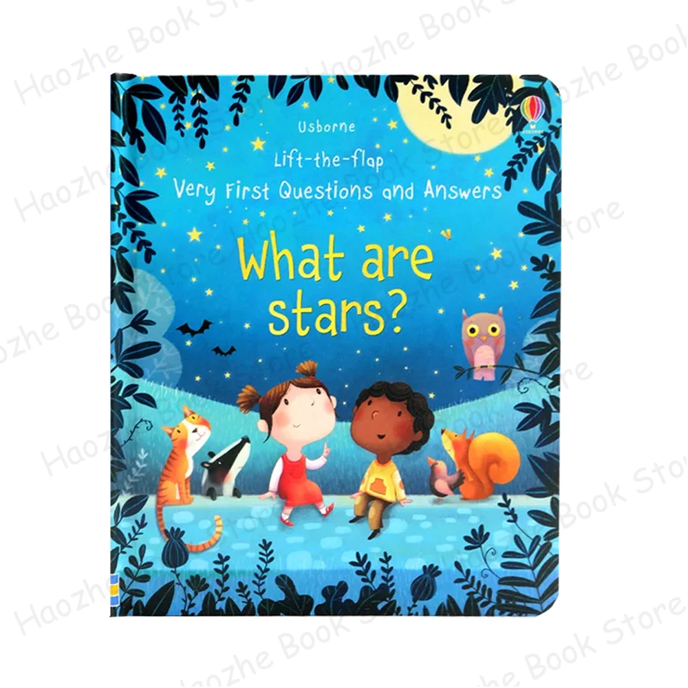 星とは Usborne リフト・ザ・フラップ アクティビティ 英語の本 モンテッソーリの知識 幼稚園向け学習 就学前の子供の読書