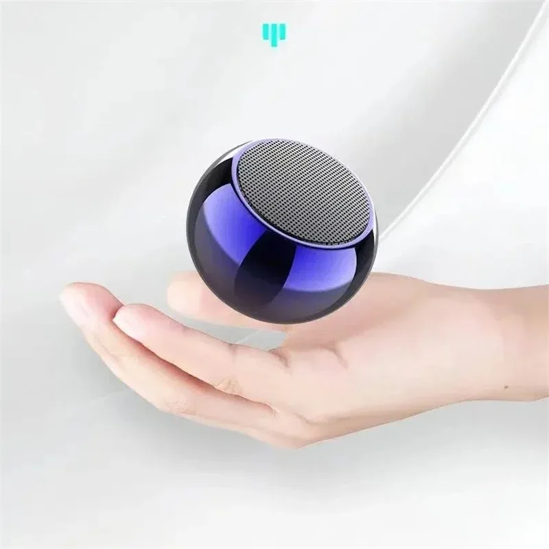 미니 금속 블루투스 스피커 패션 라운드 WirelessSpeaker 야외 BT 서브 우퍼 스피커 스피커 상자 홈 Iphone Xiaomi