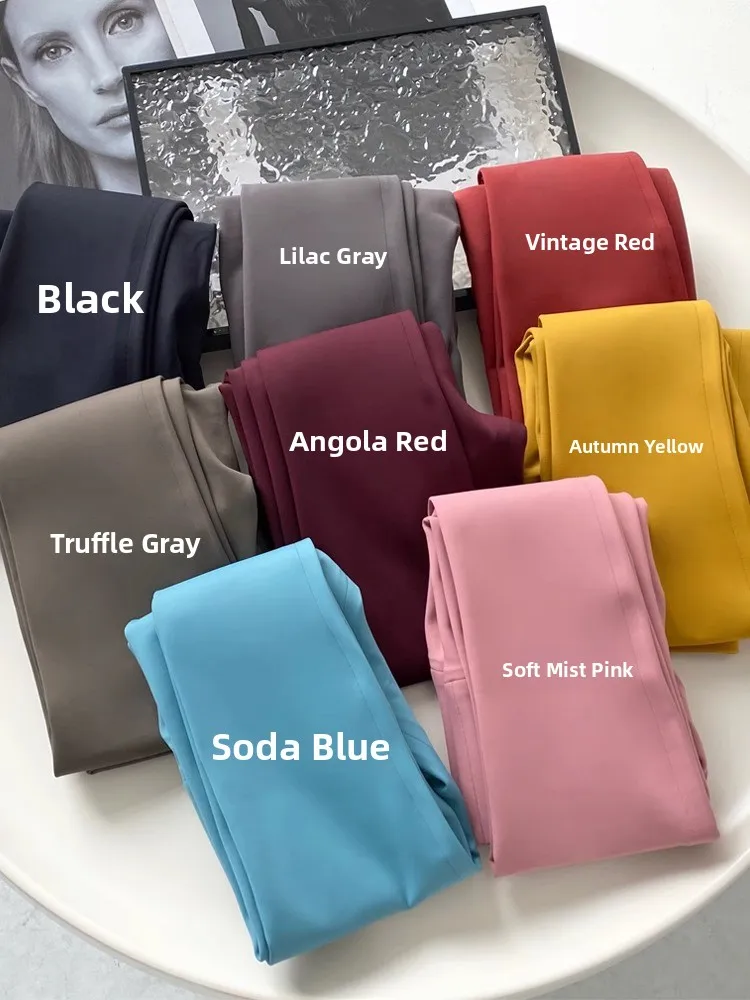 Pantaloni da yoga a vita alta slim fit Pantaloni estivi da donna in pelle di arca sottile Sl Fitn Pantaloni casual a sette/nove punti