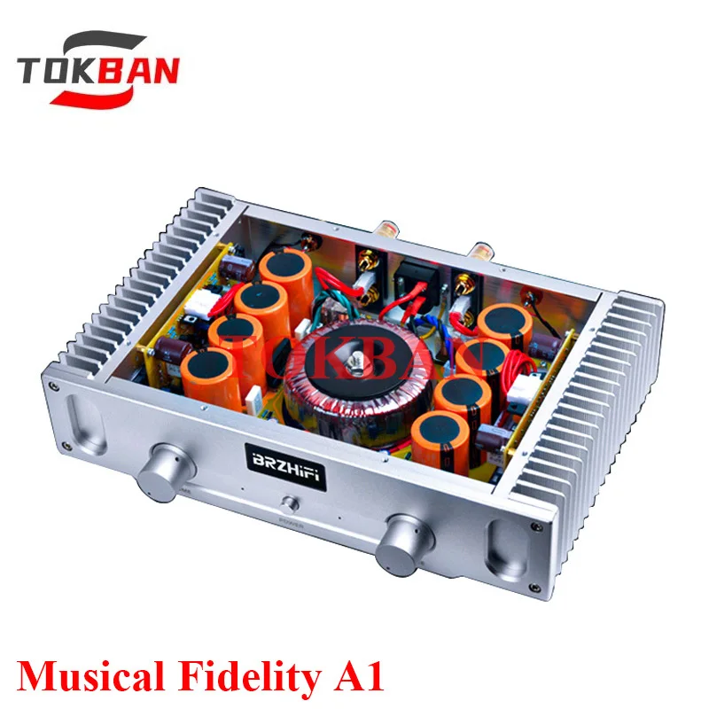 Tokban Reference Musical Fidelity A1 Class A Power Amplifier 20w*2 Sound Warm 2-channel HIFI Amplifier Audio