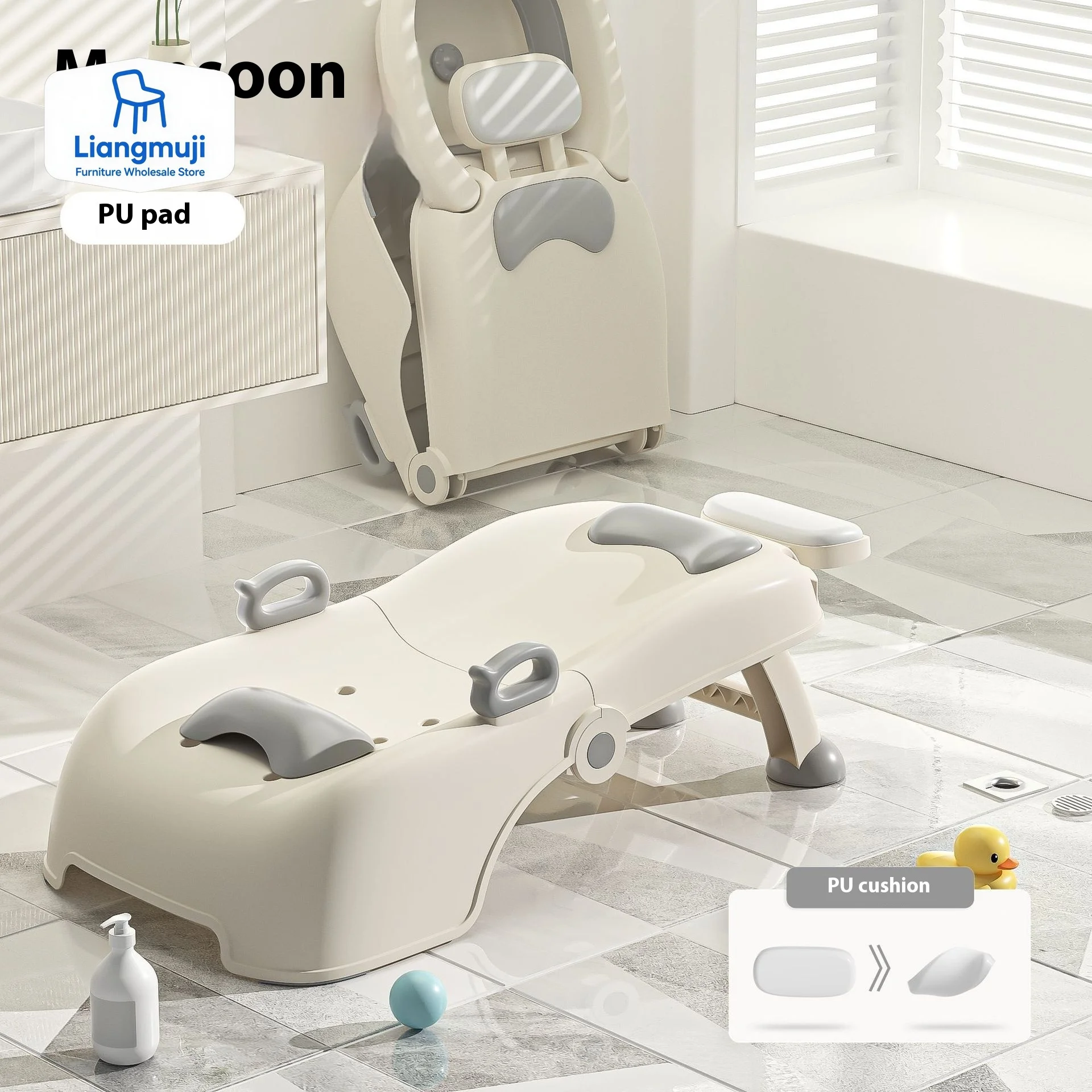 

Plastic Spa Shampoo Chair Beauty Salon Washbasin Cosmetic Chair Hairdressing Seats Hair Bowl Sillon Peluqueria Salon Furniture