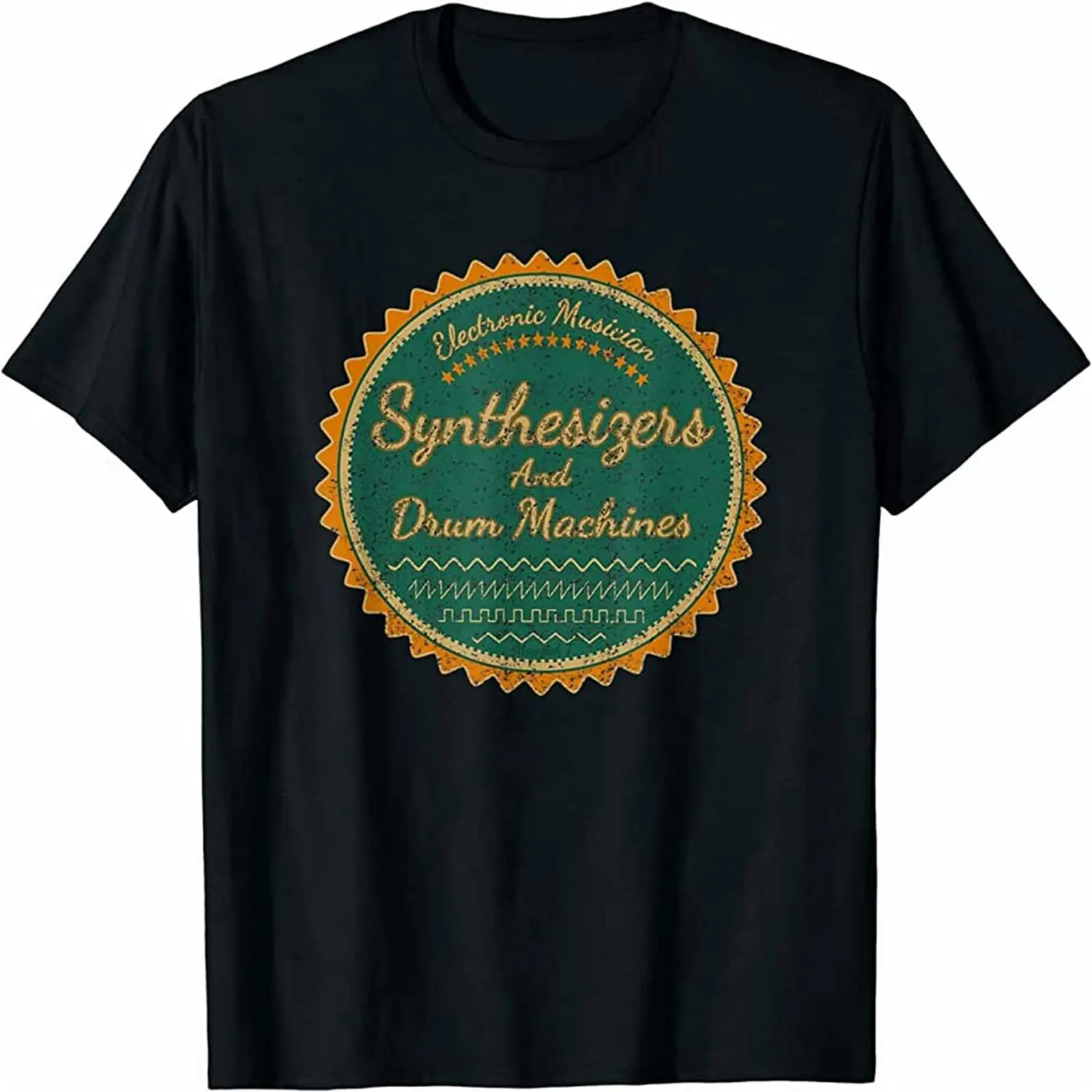 

Synthesizers and Drum Machines T-shirt High Quality 100%Cotton Short Sleeve