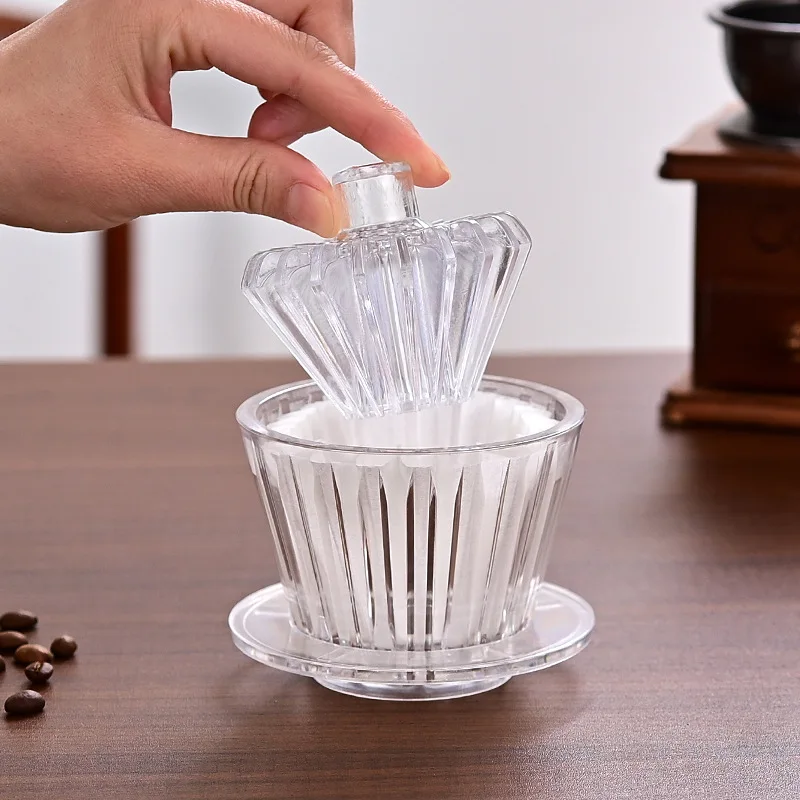 Kaffee Filter Papier Assistent Für Paragons Filter Tasse T1 Filter Papier Presse Kegel Heißer Wasser Stanzen Kaffee Zubehör