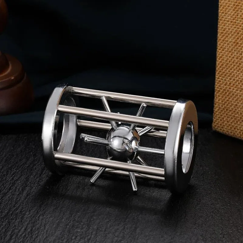 Lock Unlock Cage Star Metal Brain teaser bambini adulti IQ Challenge Games per testare la tua paziente giocattoli hobby muslimah