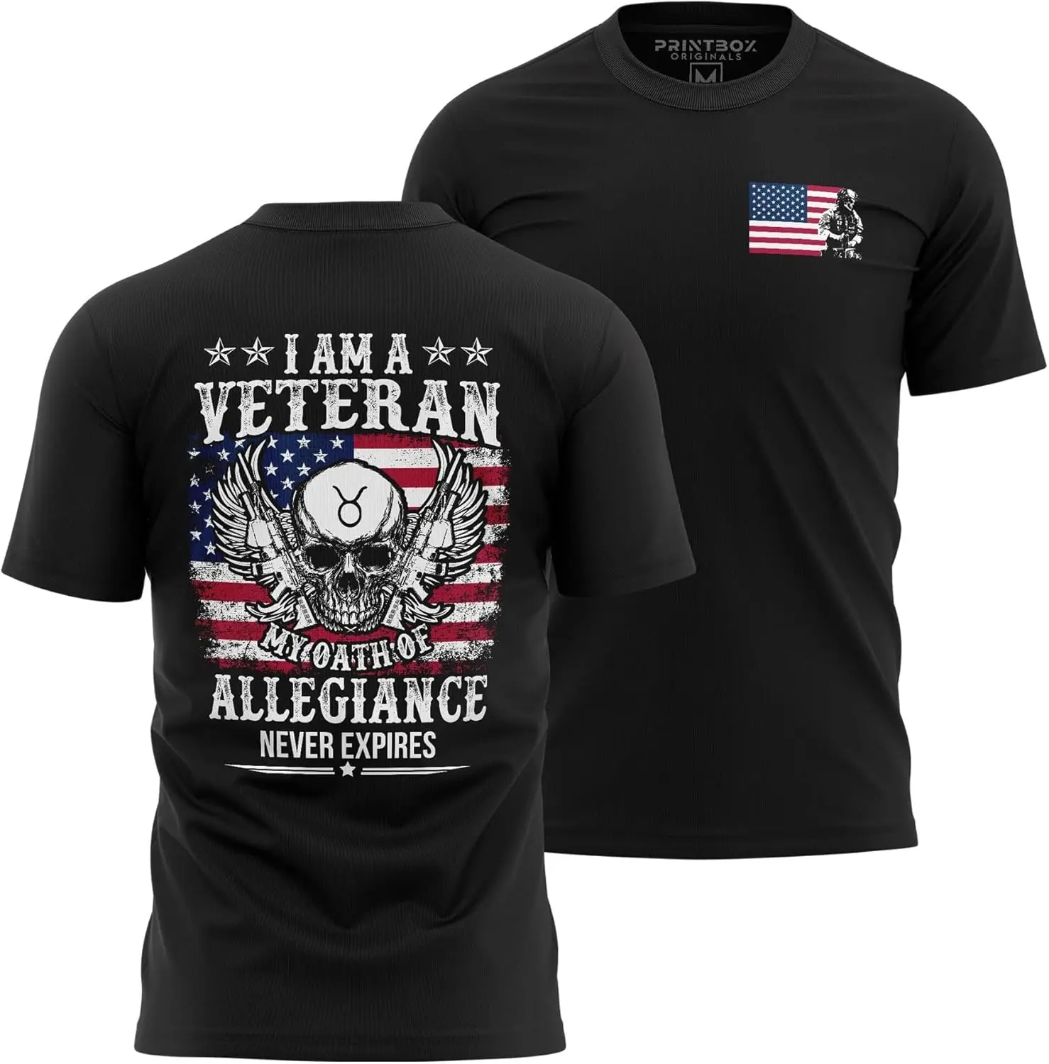 I Am a Veteran Tshirt for Men, Service Tee, Military Gifts and Apparel for Vets