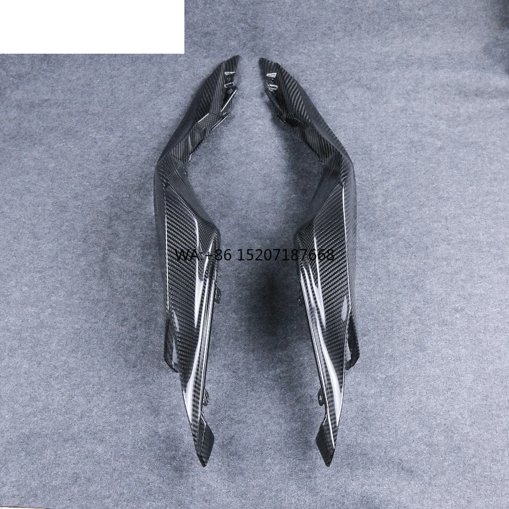 

3K сухое углеродное волокно мотоциклетное заднее сиденье, боковая панель, обтекатель для Kawasaki Ninja ZX-25R 2020 + 2022 2023 2024