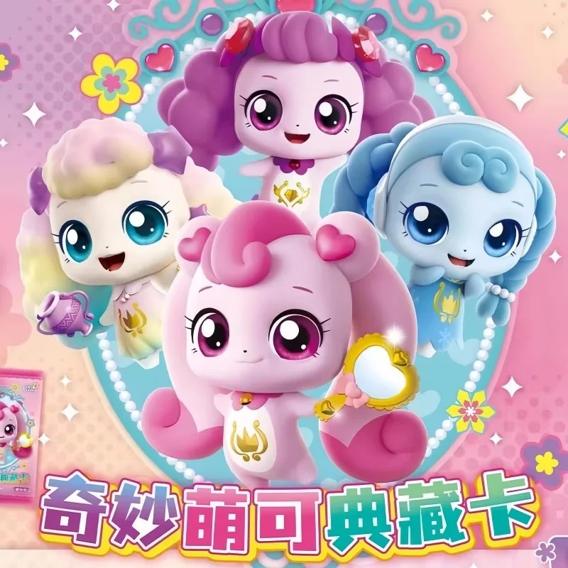 

New Arrival Anime Catch Teenieping Collection Card Wonderful Bag Shining Bag Cartoon Cute Card Set Desktop Toy Kid Birthday Gift