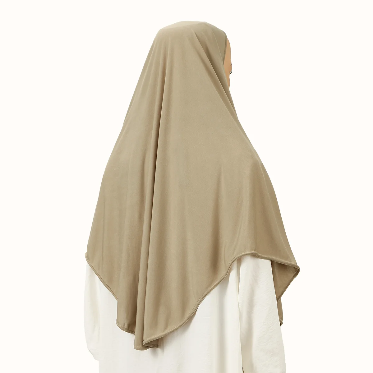 Ramadan New Arrival Fashion Instant Hijab Scarf for Women Solid Tie Back Hijab Ready to Wear Headscarf Head Cover Turban Bandana