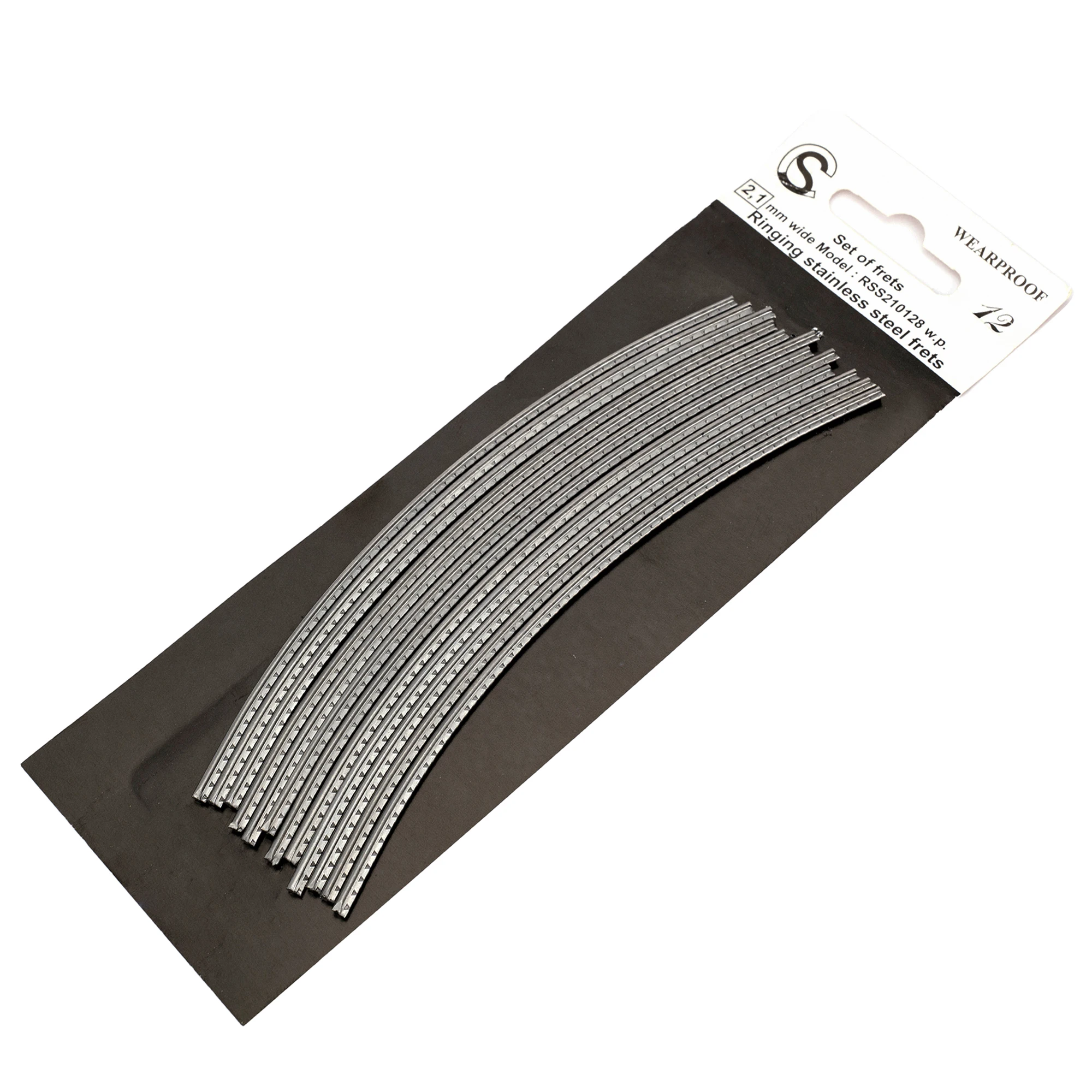 

Electric Wood Guitar Bass Instrument Stainless Steel Wire Curvature 24 Piece Set with Angled and Curved Sound Bar 2.7mm
