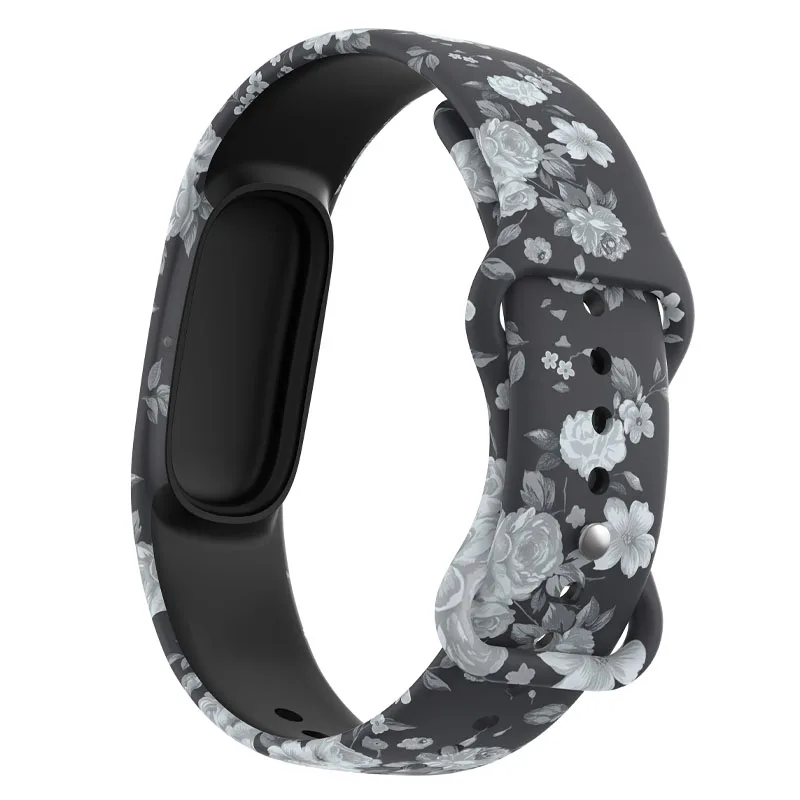 Painted Printing Silicone Strap for Google Fitbit Air Breathable Comfortable Bracelet for Google Fitbit Air Belt Accessory Belt