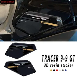 Tracer 9GT 2023 Motorcycle 3D Epoxy Resin Sticker Decal Non-slip Side Fuel Tank Protection Pad For Yamaha Tracer 9GT Tracer 9 GT