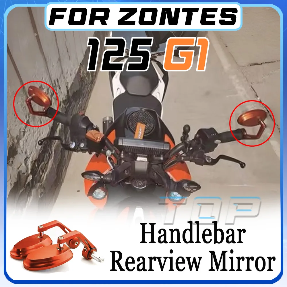 

Handlebar-mounted side mirrors for ZONTES 125G1 various styles available