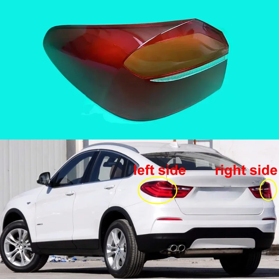 

For BMW X4 F26 2014 2015 2016 2017 Car Accessories Outer Taillight Shell Rear Signal Parking Lights Cover Plexiglass