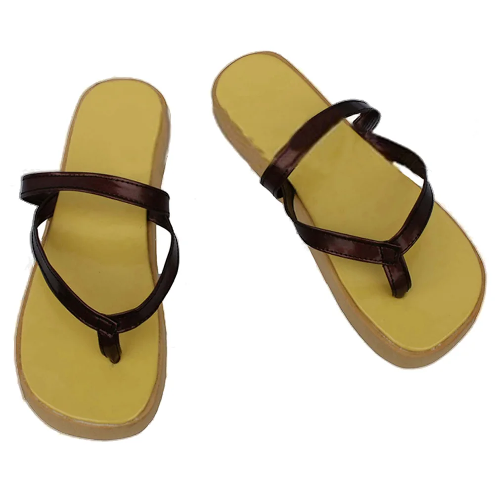 Rufy Pantofole Cosplay Accessori per costumi Anime Pirata Gioco di ruolo Scarpe Abiti Puntelli Uomini adulti Maschio Travestimento Fantasia Calzature