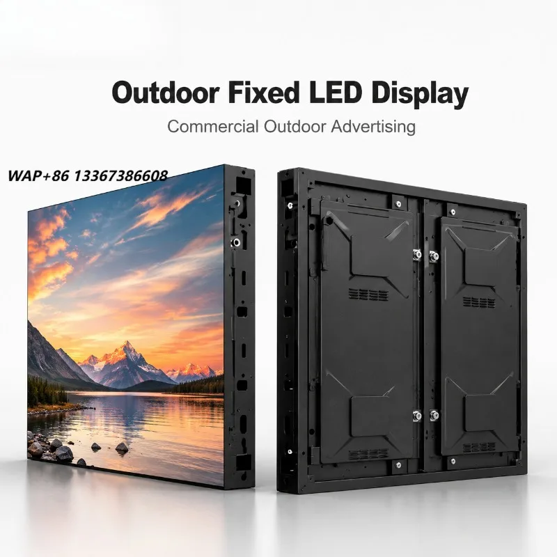 Shopping Mall Facade Factory Supply P3 Outdoor LED Billboard IP65 Protection 8K Resolution Sunlight Readable 3-Year Warranty for