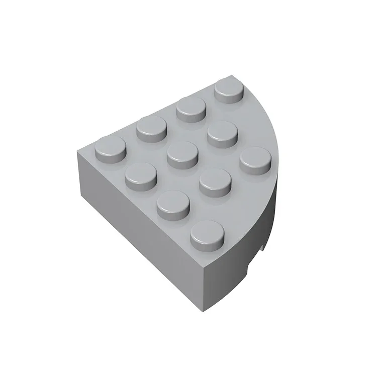 10 Stuks MOC Onderdelen 2577 Baksteen Ronde Hoek 4x4 Volledige Baksteen Compatibel Bricks DIY Assmble Bouwstenen Deeltje Kid speelgoed Gift