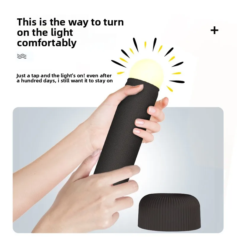 Rechargeable Portable Night Light, Creative Bedside Sleep Lamp for Bedroom, Fun Ambient Desk Lamp
