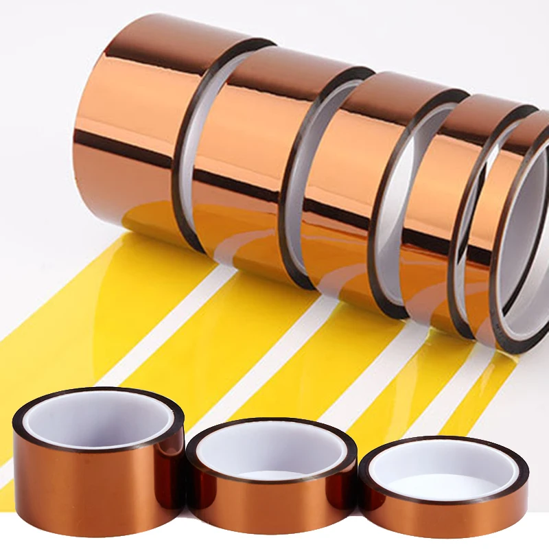 Gold Finger High Temperature Resistant Tape Polyimide Tape Multi Size Pet Anti Static Lithium Battery Insulation Adhesive Tape