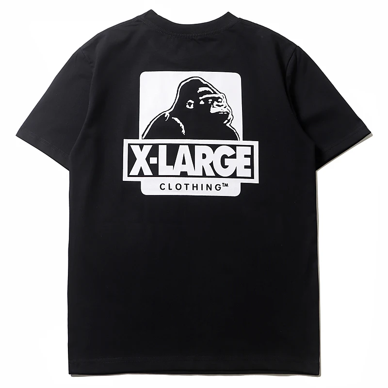 

2025 Summer American High Street Hip Hop Gorilla Alphabet Print Men’s T-shirt Short Sleeve Cotton Tees Casual Kids Adult Tops