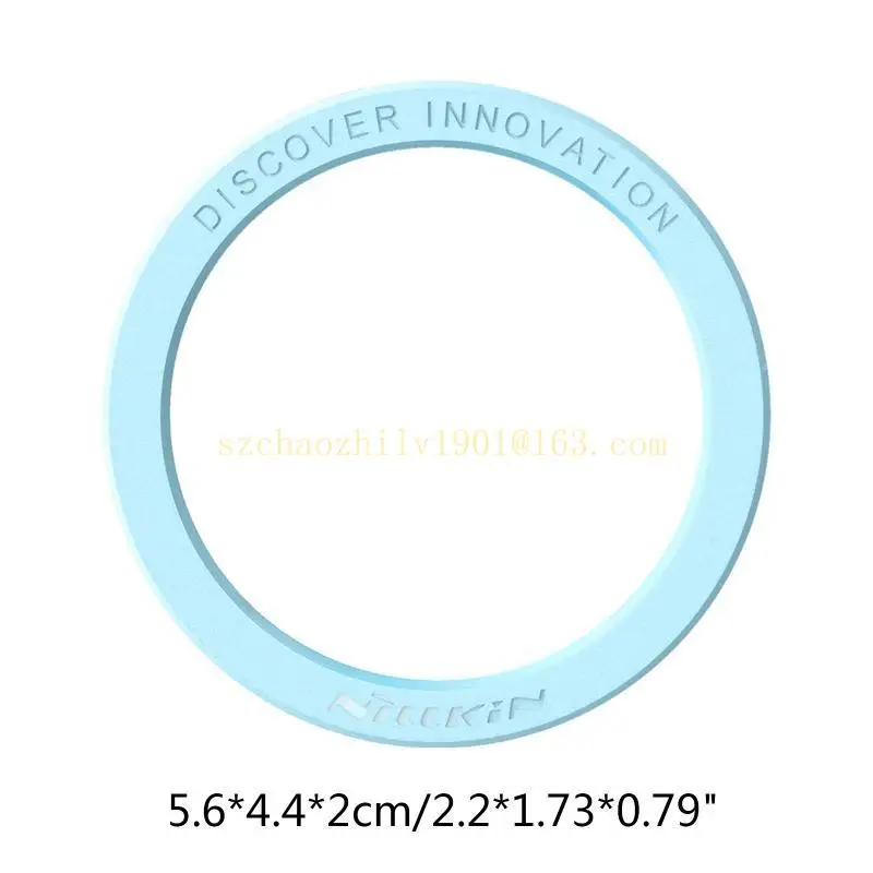 لوحة معدنية صغيرة مستديرة لزجة لوظيفة الهاتف اللاسلكية ملصق حلقة ملصق، للهاتف الخليوي اللاسلكي