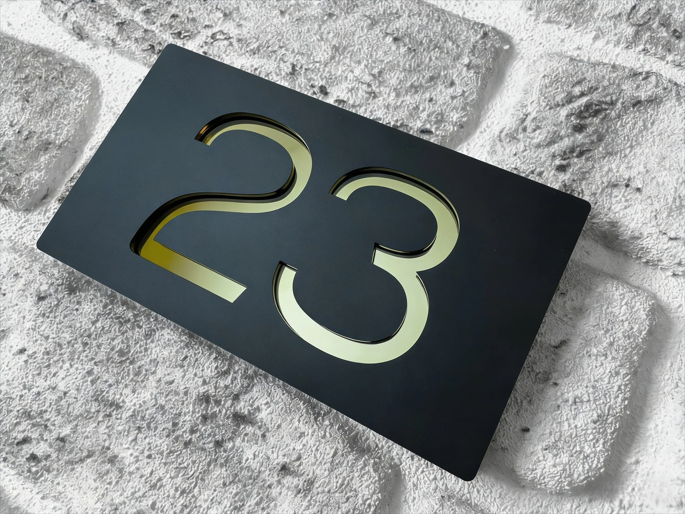 Custom Acrylic Modern House Numbers Sign Door Address Street Personalized 3D Letter Number Plaques Outdoor Name Home Decor Plate