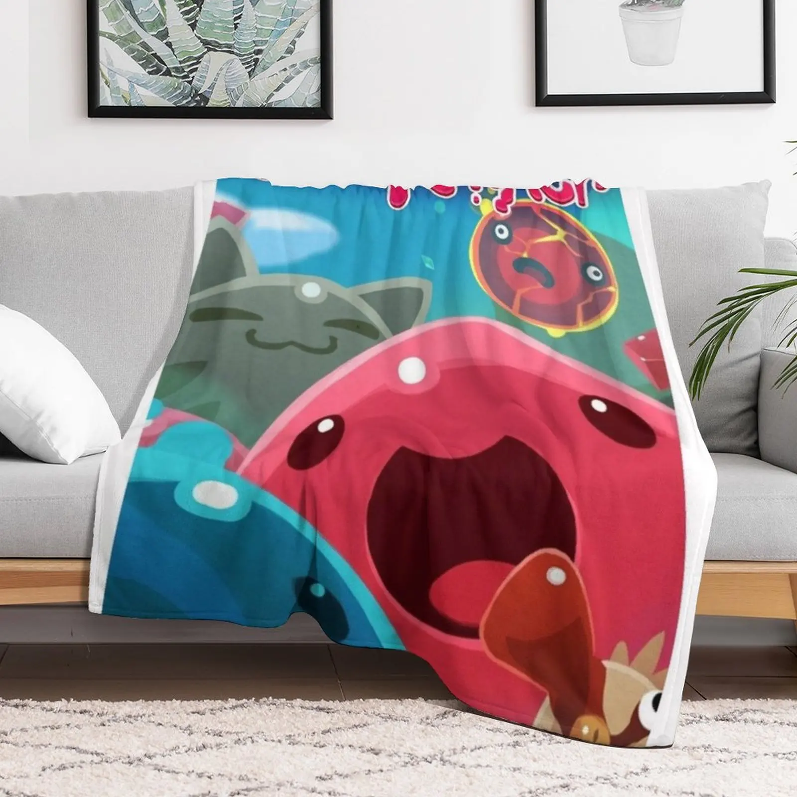 

Slime rancher Throw Blanket Blankets For Baby Softest Hairy Blankets For Bed Blankets