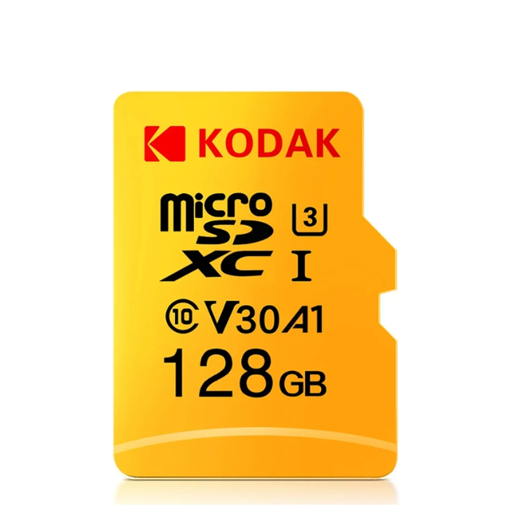KODAK MicroSD Memory Card 256GB 128GB UP TO 100MB/s Class10 U3 32GB 64GB TF Card Memory Microsd for Samrtphone PC