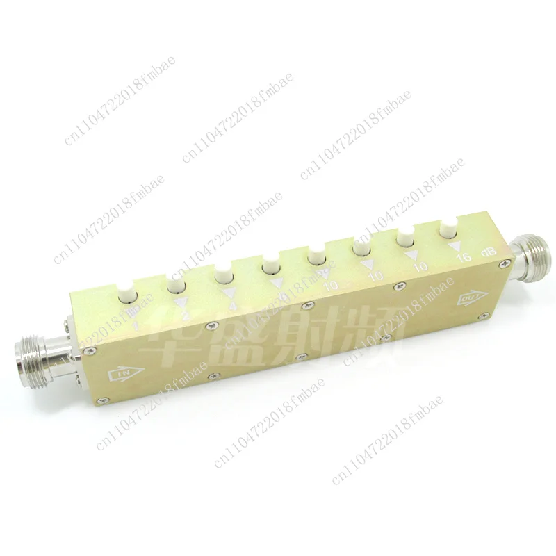 N Type Adjustable Attenuator / RF Stepping Adjustable Attenuation / Button Adjustable Attenuator 0-90db