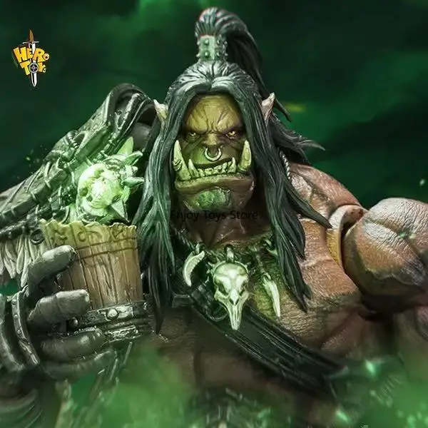 

In Stock: Hero Toys "Tribal Battle Anthem" Chieftain Horde Father (Grommash Hellscream), Orc Warrior 1:10 Poseable Figure Model