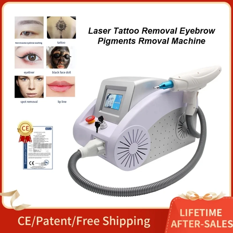 Piosecond Laser Wash Tattoo Wash Eyebrow Removal Laser Hair Removal Skin Whitening Mole Q Switch ND Yag 532nm 755nm 1064nm