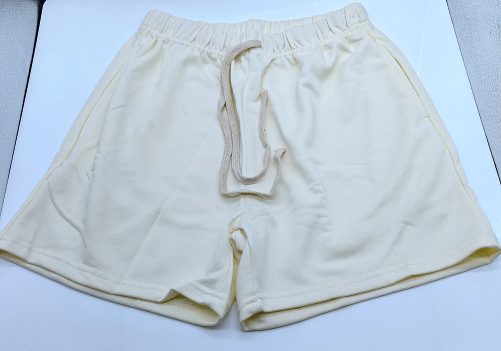 Herren 100% Reine Baumwolle Sportshorts für Alle Jahreszeiten Retro Lässige Stylische Streetwear Lose Athletische Shorts Mit Seitentaschen – Detail 36