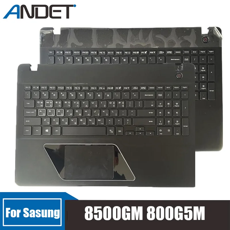 

New For Sasung 8500GM 800G5M Black English White Korean Laptop Palmrest Upper Case Keyboard Bezel Top Case Notebook Accessories