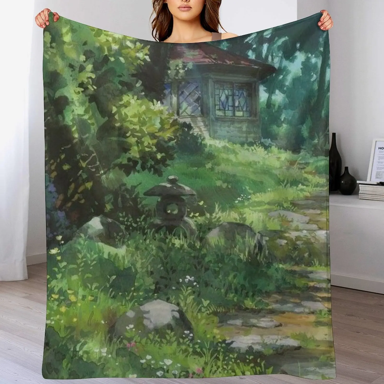 

Anime Magical Forest Scenery Throw Blanket Baby Luxury St Blankets