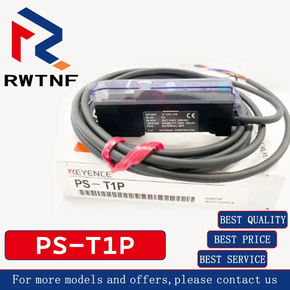Brand New Genuine PS-T1P KEYENCE NPN cable fiber optic switch amplifier sensor